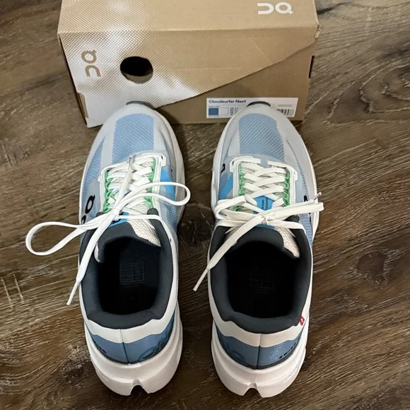 On Running Cloudsudfer Next Shoes in Light Gray and Blue, Women’s 9.5, Brand New - Picture 5 of 6